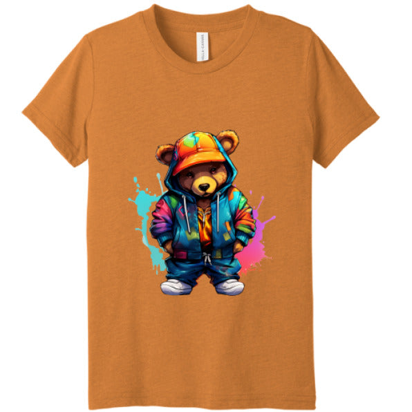 Orange Triblend - FRONT