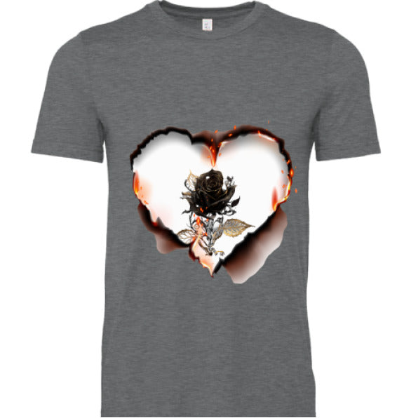 DRK GREY HEATHER - FRONT